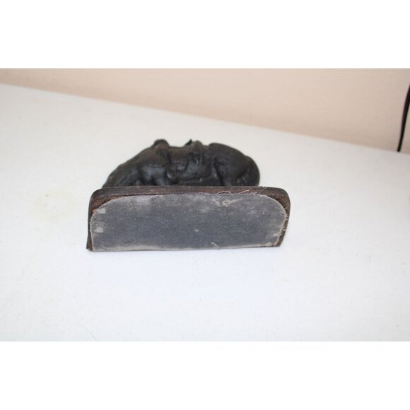 Cast Iron Grazing Horse Doorstop Book End Vintage 91999 - Picture 6 of 6
